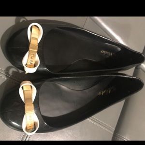 Ted Baker London Black Jelly Ballet flats